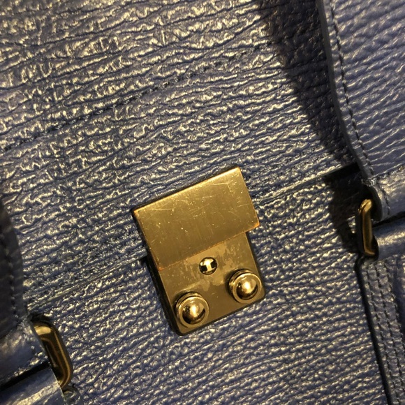 3.1 PHILLIP LIM Medium Pashli Satchel Cobalt Blue - Picture 8 of 8